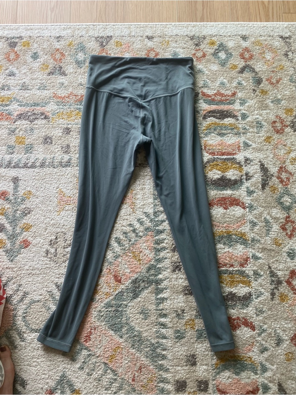Athleta Ultra High-Waist Elation Leggings - Slate Green/Grey M